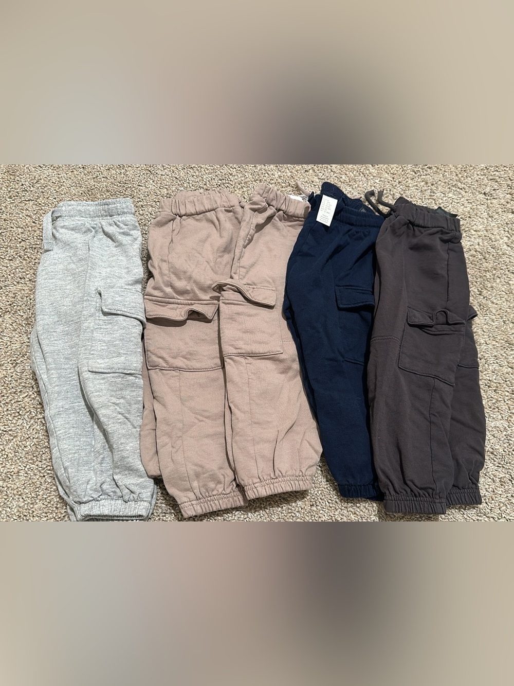 5 H&M Toddler Cargo Joggers/Pants 12-18 mth